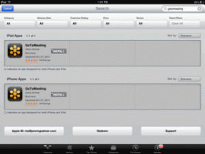 GoToMeeting in the App Store
